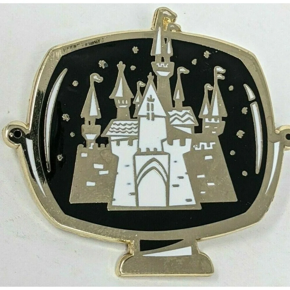 D23 Gold‎ Member Disney Pin 2019 Television Cinderella Castle Spinner 143250